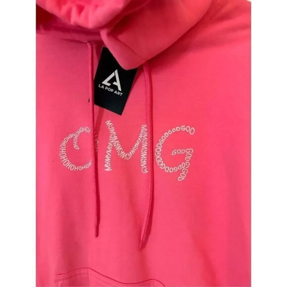 La Pop Art Logo Hoodie Sweatshirt Size Small - Picture 2 of 5